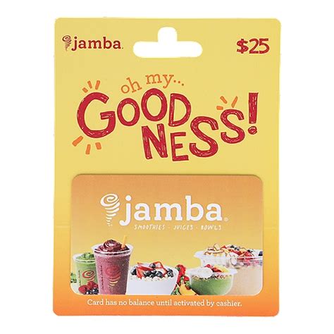 Jamba Juice Gift Card Balance